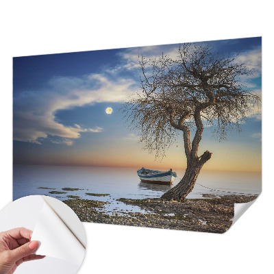 Self-adhesive photo wallpaper depicting a peaceful landscape