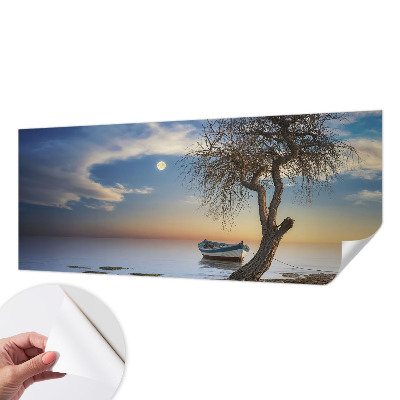 Self-adhesive photo wallpaper depicting a peaceful landscape