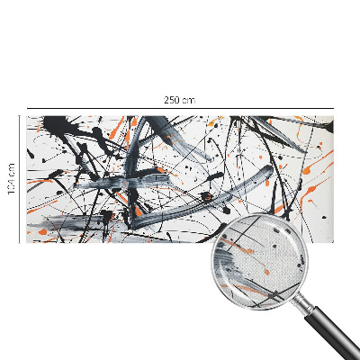 Stick-on wall mural with an energy chaos design