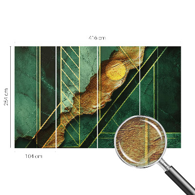 Peel and stick wall mural for bedroom Geometric tension