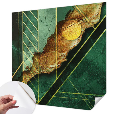 Peel and stick wall mural for bedroom Geometric tension