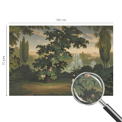 Peel and stick wall mural Natural garden
