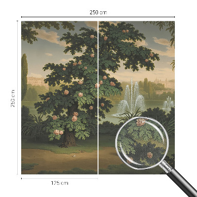 Peel and stick wall mural Natural garden