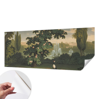 Peel and stick wall mural Natural garden