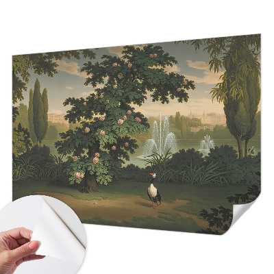 Peel and stick wall mural Natural garden