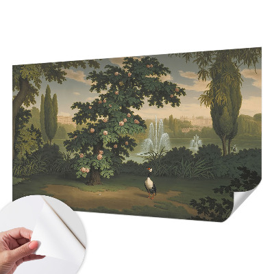 Peel and stick wall mural Natural garden