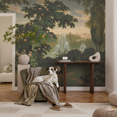 Peel and stick wall mural Natural garden