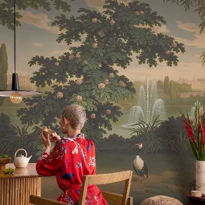Peel and stick wall mural Natural garden