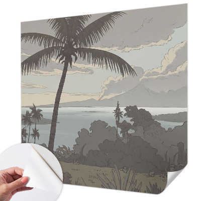 3D photo wallpaper mural Exotic landscape