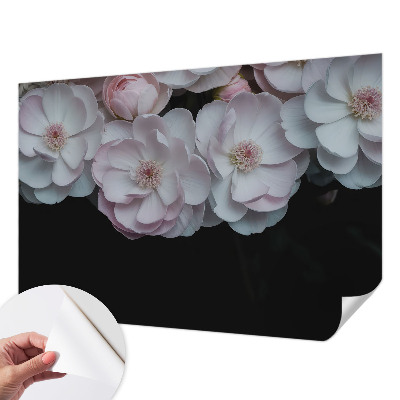 Nursery wall mural A delicate bouquet