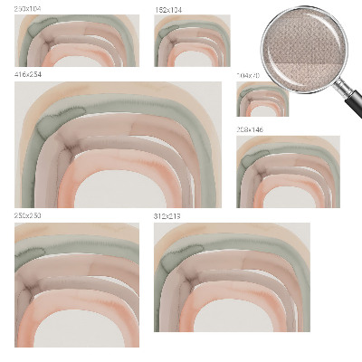 Self-adhesive wall mural Rainbow arches