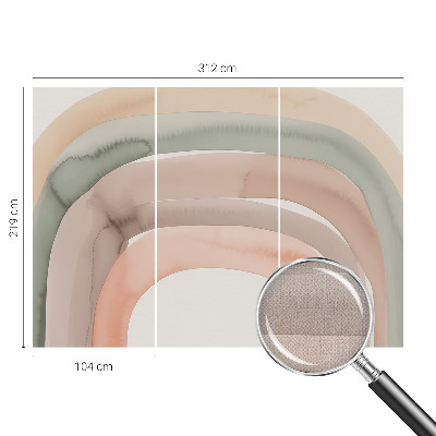 Self-adhesive wall mural Rainbow arches