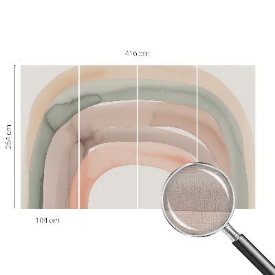 Self-adhesive wall mural Rainbow arches