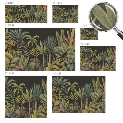 Stick-on wall mural Tropical jungle