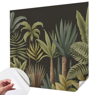 Stick-on wall mural Tropical jungle