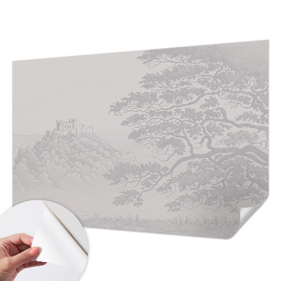 Removable wall mural wallpaper Castle landscape