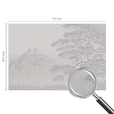 Removable wall mural wallpaper Castle landscape