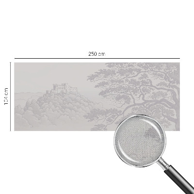 Removable wall mural wallpaper Castle landscape