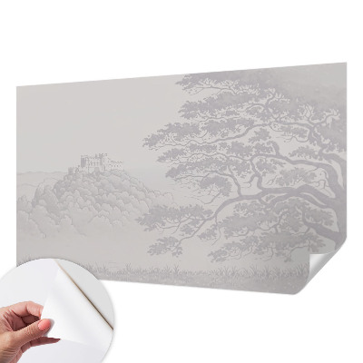 Removable wall mural wallpaper Castle landscape