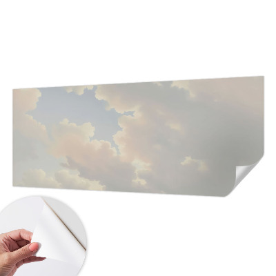 Peel and stick wall mural for kids' room Pastel sky