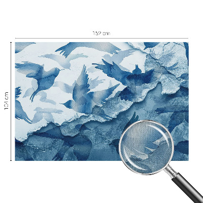 Nursery wall mural Dynamic birds