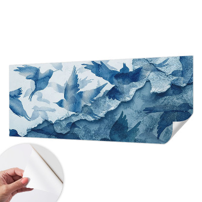 Nursery wall mural Dynamic birds