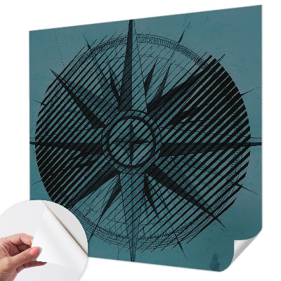 Children's wall mural Marine compass