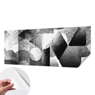 Peel and stick wall mural Geometric shapes