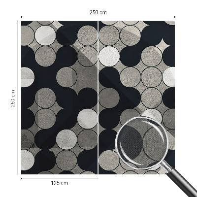 Self-adhesive photo wallpaper Geometric circles