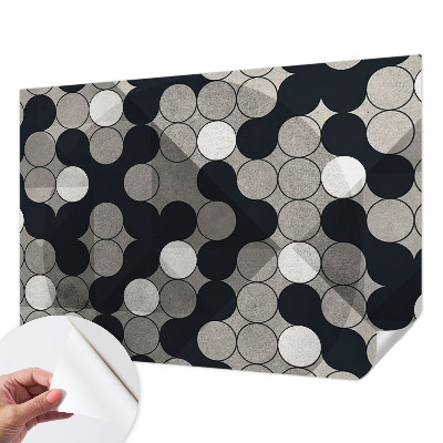 Self-adhesive photo wallpaper Geometric circles