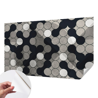 Self-adhesive photo wallpaper Geometric circles