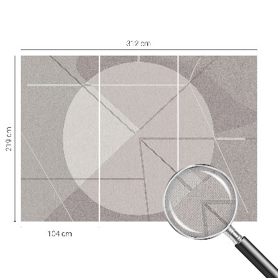 Removable wall mural Abstract geometry