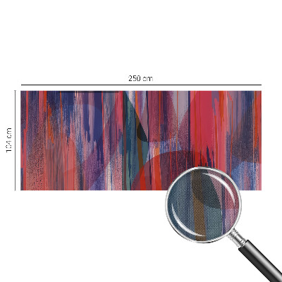 Peel and stick wall mural for bedroom Rainbow stripes