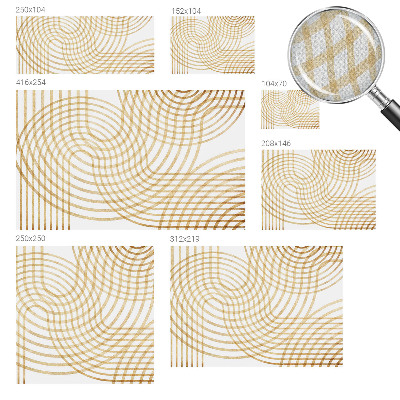 3D photo wallpaper mural Geometric weaves