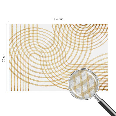 3D photo wallpaper mural with a geometric weave pattern