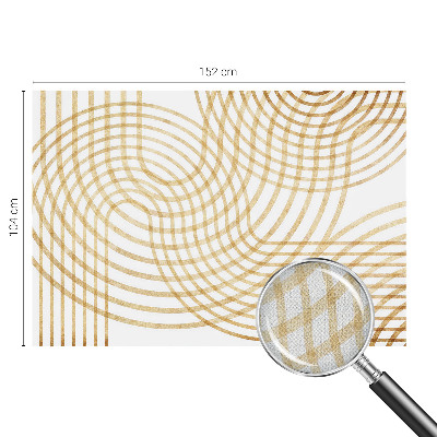 3D photo wallpaper mural with a geometric weave pattern