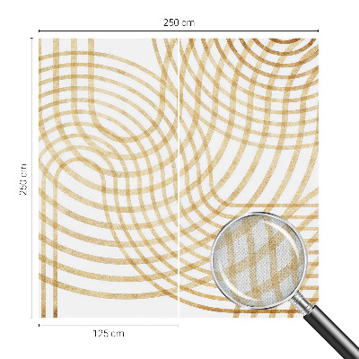 3D photo wallpaper mural with a geometric weave pattern