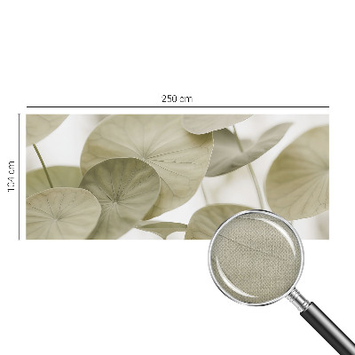 Peel and stick wallpaper mural with a natural elegant design