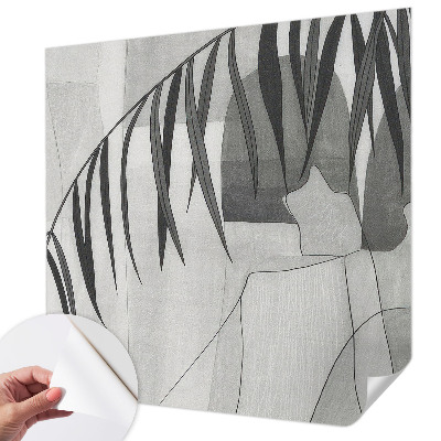 Baby room wall mural Abstract palm tree