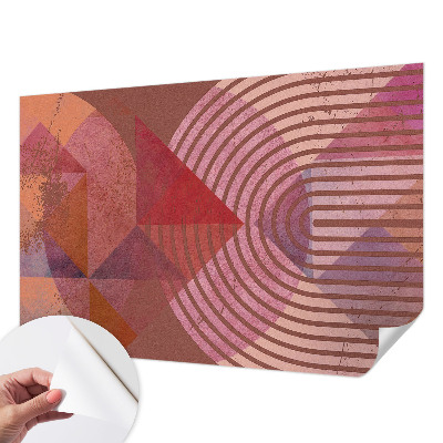 Removable wall mural wallpaper Abstract forms