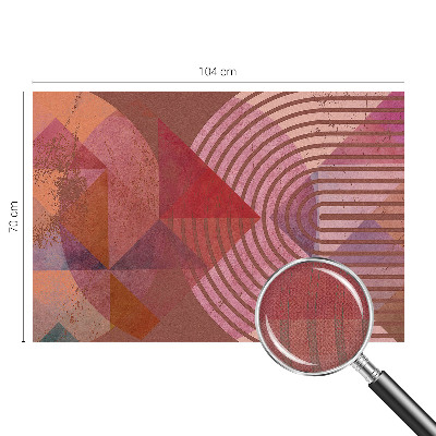 Removable wall mural wallpaper Abstract forms