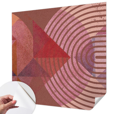 Removable wall mural wallpaper Abstract forms