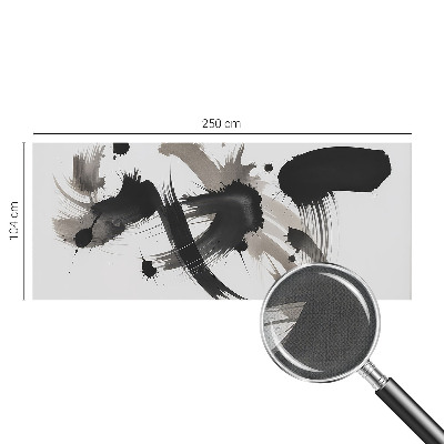 Peel and stick wall mural for living room with an abstract expression design
