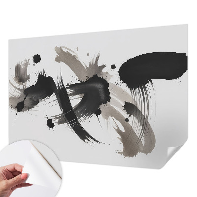 Peel and stick wall mural for living room Abstract expression