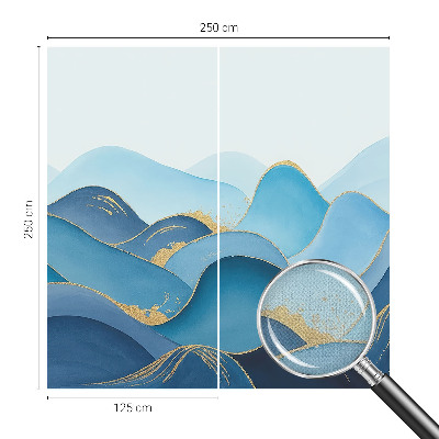 Peel and stick wall mural for bedroom Rolling landscape