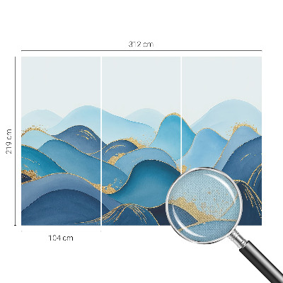 Peel and stick wall mural for bedroom Rolling landscape