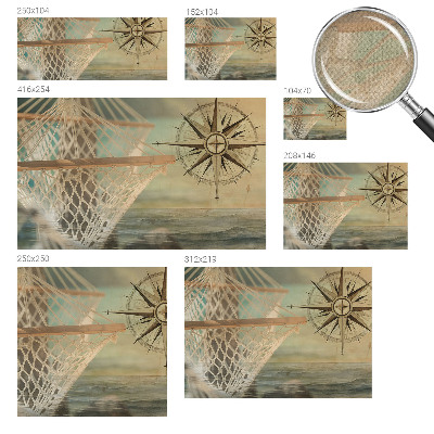 3D photo wallpaper mural Sea relaxation