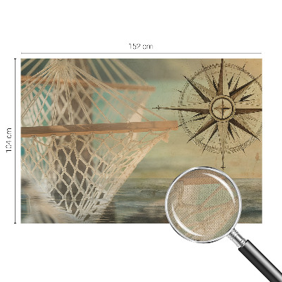 3D photo wallpaper mural with a sea relaxation design