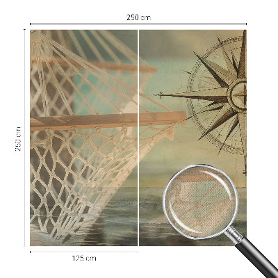 3D photo wallpaper mural with a sea relaxation design