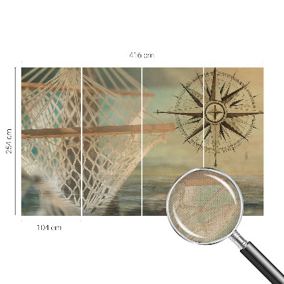 3D photo wallpaper mural Sea relaxation